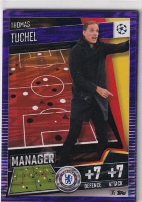 Topps Match Attax 101 20/21 Purple Parallel Edition Nr. 105 Thomas Tuchel