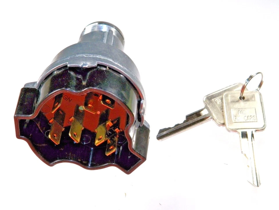 Ignition Lock Cylinder In Dash w/ Keys 67-79 Chevy GMC Pick Up #1030CC - Image 3 of 3