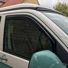 2PCS Tinted Wind Deflectors For VW Transporter T5/T6 2door VAN 2003-onwards