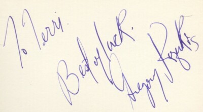 R-GREGORY ROZAKIS autographed card with COA | eBay