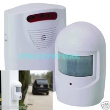 WIRELESS Motion Activated Business Entrance Door Bell Chime Alarm Alert 