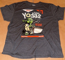 Crispy Yodas Funko Star Wars Short Sleeve SHIRT MENS SIZE LARGE PRE-OWNED