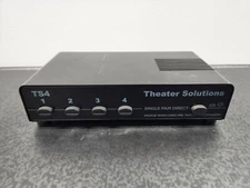 Theater Solutions TS4 Speaker Selector 4 Way Loudspeaker Switcher Control Box