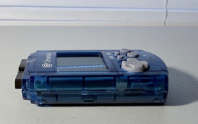 HKT-7000 USA SEGA Dreamcast VMU Memory Card Blue OEM - Tested - New Batteries