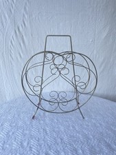 Vintage Atomic Sputnik Magazine Rack Wire Apple Swirl Mid Century Retro 50s 60s