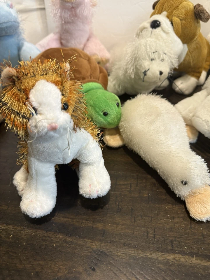 webkinz lot 12 Plush Cheeky Dog Hippo Turtle Pink Pig Goose Bulldog Duck Bunny - Image 4 of 4