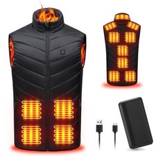 Heated Vest - Premium Heated Vest for Men and Women with 9-Zone Targeted Heat...