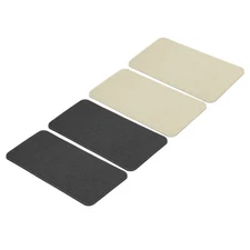 9.8''×5'' Felt Bag Base Shaper, 4pcs Bag Bottom Organizer, Black, Beige