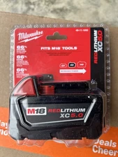 Milwaukee M18 REDLITHIUM XC5.0 Extended Capacity Battery Pack Brand New 5.0 Ah