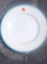 AMERICA WEST AIRLINES -- Porclain COFFEE SAUCER -- Used in First Class -- NEW !!