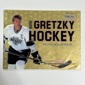 Wayne Gretzky Hockey (Away Jersey) (Nintendo NES, 1990) Manual Only 