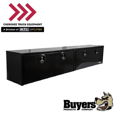 Buyers Products 1752168, 18x16x96'' Black Smooth Aluminum Topsider Truck Box