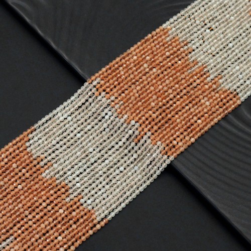 Orange Katzenauge Runde Facettierte Perlen, Sku#U1760 - Bild 2 von 5