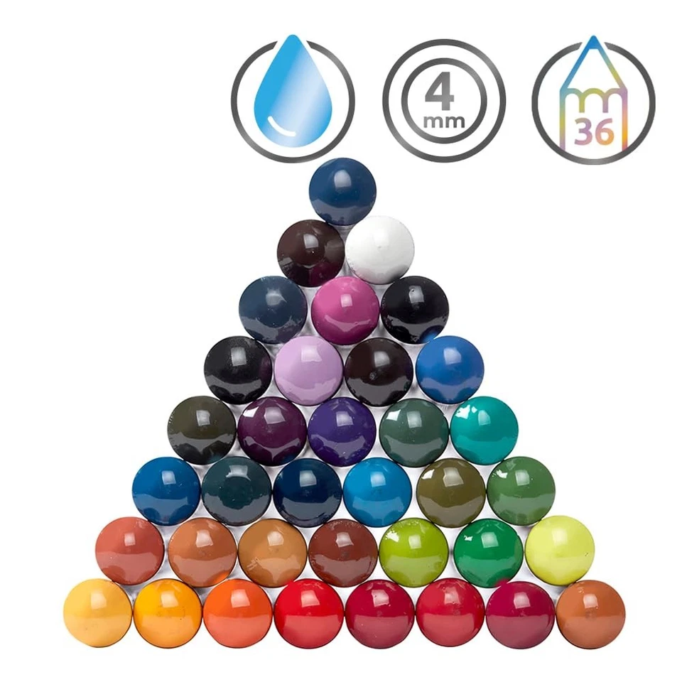 Derwent Lápices de Acuarela Tinta Tense Lápiz Set de 36 Colores 2301842 NUEVO Foto 4 de 4