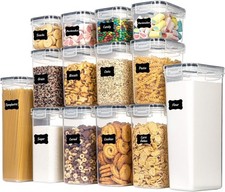 Airtight Food Storage Containers Set 14 PCS Kitchen Storage Containers W/ Lids