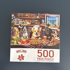 500 Pieces Jigsaw Puzzle for Adults Dogs' Dinner Party Funny Animal Puzzle