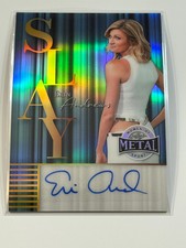 2025 Leaf Metal Women Of Sport Auto Slay Light Blue Prism - Erin Andrews 5/5