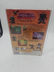 Blazing Heroes Sega Saturn Disc Game Complete In Box 1996 Authentic Working