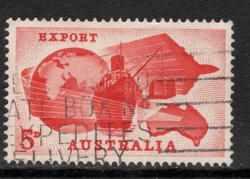 AUST 1963  5d RED EXPORT CAMPAIGN   STAMP VFU*