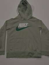 Nike Youth Hoodie Sage Green Size L Pullover Fleece