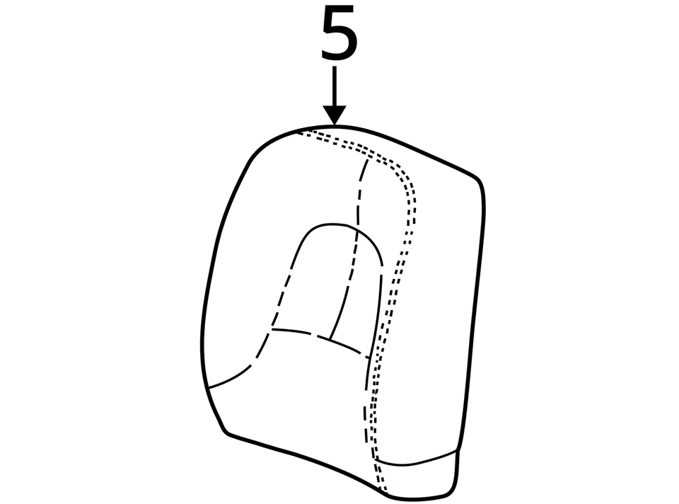 SE ADAPTA A BUICK PARK AVENUE 2001-2005 CUBIERTA ASM P/ASIENTO BK CUSH W 88893228 - NUEVO OEM Foto 3 de 3
