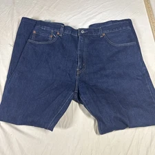 Vintage Levis 517 Boot Cut Jeans Mens 38x30 Blue Dark Wash Denim 100% Cotton