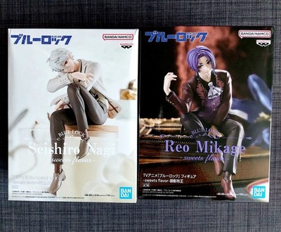 BANPRESTO Blue Lock sweets flavour Reo Mikage Seishiro Nagi Anime Figur NEU 