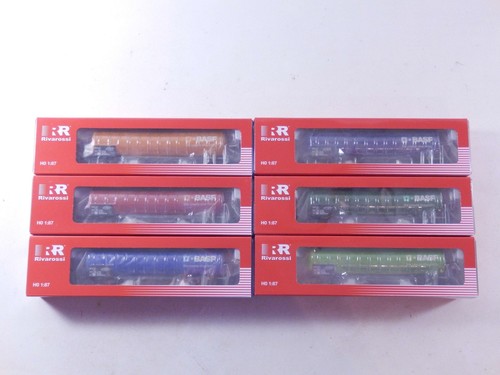 "RIVAROSSI HR6514 DC · SET 6 PEZZI CARRO CALDAIA BASF · IMBALLO ORIGINALE"