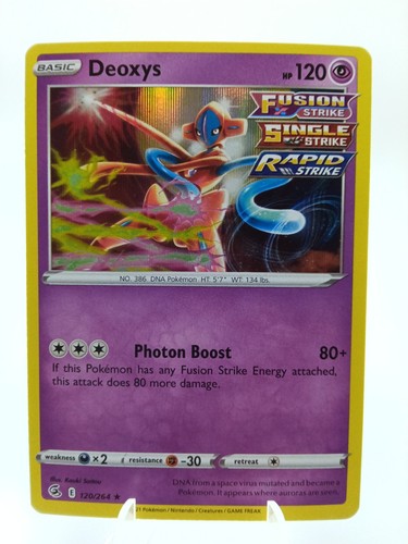 2021 Pokemon Fusion Strike Deoxys #120