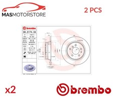 BREMSSCHEIBEN SATZ PAAR HINTEN BREMBO 08517434 2PCS P NEU OE QUALIT�T