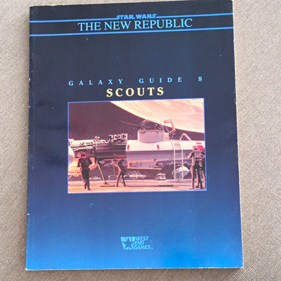 West End Games Star Wars The New Republic Galaxy Guide 8 Scouts Regelwerk Engl.