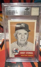 1991 Topps Archives The Ultimate 1953 Set - Casey Stengel #325 Game Used Uniform
