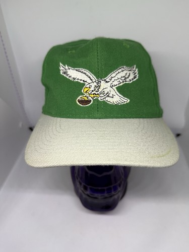 Vintage Philadelphia Eagles American Needle Blockhead 100% Wool Snapback Hat - Picture 2 of 13