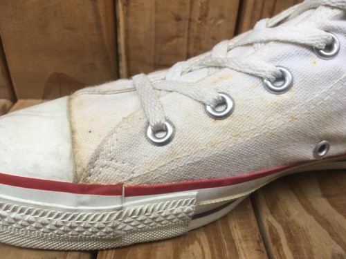VTG 🔥🔥Rare Chuck Taylor All Star Converse white Made In USA 6.5 uk 5.5 - Picture 19 of 20