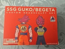 Demoniacal Fit Super Saiyan God SSG Goku Vegeta Headsculpt Kit