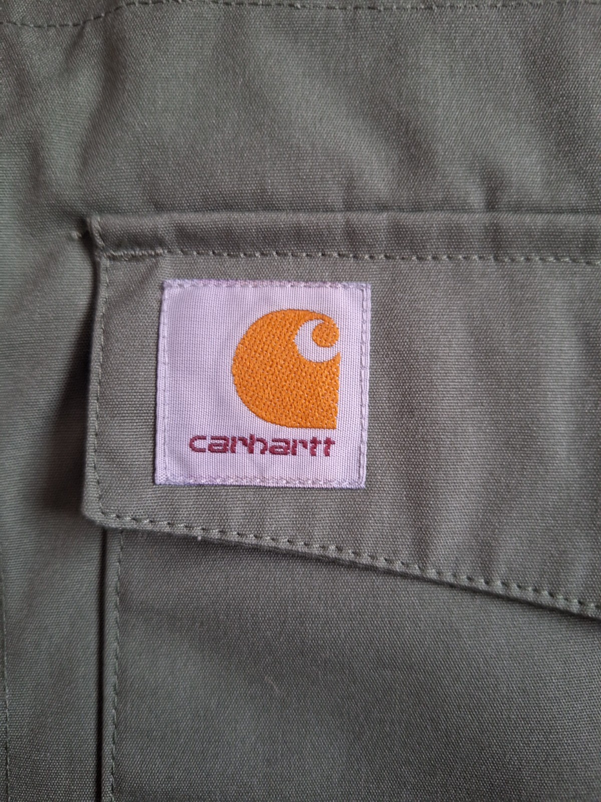 Carhartt WIP Men's Battle Parka Jacket, Green Size S, Great Condition image 3