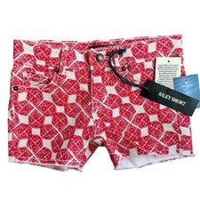 NWT Lucky Brand Riley Cutoff Short, Patterned Red/White, Kids/Girls Size 5