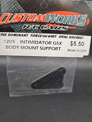 Custom Works Intimidator Gsx Body Mount Support Nitro Rc Car Vintage Dirt Oval