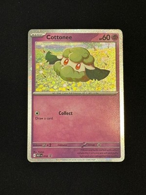 Pokemon Cottonee (Cosmos Holo) 018 Me: Mega Evolution Black Star Promo