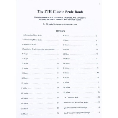 The FJH Classic Scale Book: Major and Minor Scales, Chords, Cadences, and Ar...