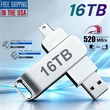 USB 3.2 Dual Type-C & USB Flash Drive Metal High Speed Memory Stick 1TB 2TB