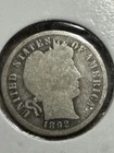 1892 Barber Dime, 1st Year Of Issue, Better Date, 99c shipping