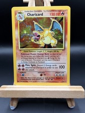 Charizard 1999 Pokemon Base Set Unlimited #4/102 Rare Holo