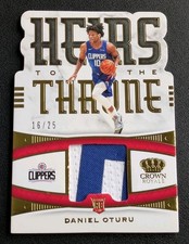 2020 Panini Crown Royale Daniel Oturu #HT-OTU Heirs To The Throne Patch /25