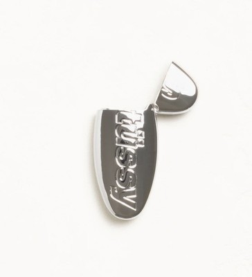 Stussy Metal Pill Lighter Case   Stainless Steel Keychain Accessory 