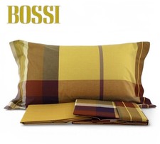 Completo lenzuola BOSSI MATRIMONIALE articolo 7607 OCHER con sotto angolare vari