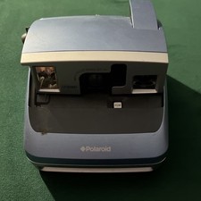 Polaroid One600 Blue Vintage Instant Camera Strap Classic Retro parts or repair