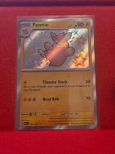 Pawmo 143/091 Paldean Fates Shiny Rare Pokemon Card