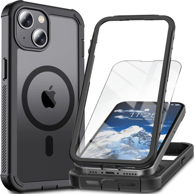 Magnetic for Iphone 13/14 Case,[Screen Protector] [Compatible with Magsafe][Mili