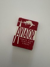 VINTAGE MADE IN USA Aviator Poker Size Playing Cards